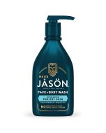 Men Hydrating Dry Skins 2 In 1 Face Body Wash 16 Oz Vegan Jason