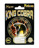 Cobra Platinum 69K Male Enhancement for Men 1 Pill Box