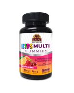OKAY Gummies Kid's Multi 50 Count Tropical Mix Flavor Bone Strength bottle