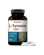 L-Tyrosine Supplement 1500mg 240 Capsules