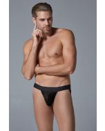 Luca Men’s Leopard Lace Jockstrap Open Back front pose