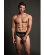 Luca Men's Full Lace Brief Mid Rise