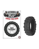 Silicone Large Tire Cock Ring Black Mack Tuff