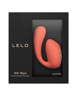 Lelo Ida Wave Coral Red Dual Stimulation App Controlled Vibrator box