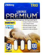 Premium 2900mg Trio 54 Premium Days Male Enhancement 3 Pills