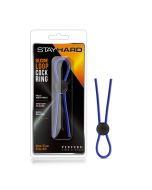 Stay Hard Silicone Loop Cock Ring Blue