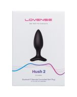 Butt Plug Lovense Hush 2 Bluetooth Remote Control Vibrating box