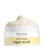 Vegan Lemon Cream Sugar Scrub 8 Oz Deep Steep