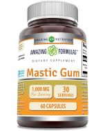 Mastic Gum 1000mg  60 Capsules Digestive Support Amazing Formulas