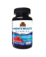 OKAY Gummies Men's Multi 50 Count Red Berry Mix Flavor Zinc Vitamin B3 bottle