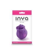 NS Novelties Inya The Kiss Purple Silicone Rechargeable Stimulator box