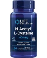 Life Extension N Acetyl L Cysteine (NAC) 600mg bottle