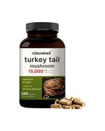NatureBell Turkey Tail Mushroom Capsules Front View