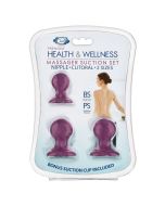 Cloud 9 Nipple Clitoral Suction Kit Plum
