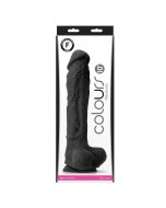 Dildo NS Colours Pleasures Realistic Silicone 10" Suction Cup Black