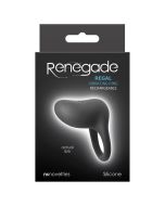 Cock Ring NS Novelties Inya Regal Rechargeable Vibrating Black box