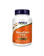 NOW NutraFlora FOS Prebiotic Fiber Powder