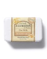 A La Maison Oat Milk Hand Body Bar Soap Moisturizing 8.8 Oz front