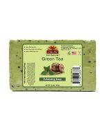 OKAY Green Tea Exfoliating Soap - Front View