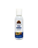 OKAY Shea Papaya Lotion bottle on white background