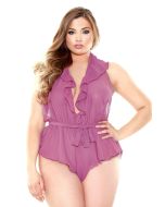 Halter Neck Romper Snap Closure Curve P183
