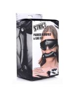 Strict Padded Blindfold And Gag Bit