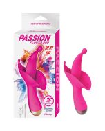Passion Flower Bud Heat-Up Massager with 36 Vibrations