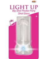 Pecker Party Shot Glass Big Shot Light Up Bachelorette Party