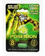 Poseidon Platinum Pill Green 10000 Sexual Supplement Capsule