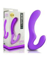 Silicone Aria 6x Vibe Rechargeable Purple Climax