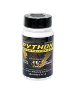Python Black 4K Male Performance Supplement Brown Capsule 6 Count Bottle