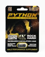 Python Black 4K Male Performance Supplement Pill