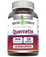 Quercetin 500 Mg 120 Veggie Caps Healthy Aging Amazing Formulas