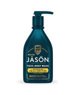 Men Refreshing 2 In 1 Face Body Wash All Skin Types 16 Oz Vegan Jason