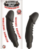 Ribbed Vibrating Silicone Penis 10 Functions Mack Tuff