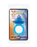 Ring of Xtasy Super Stretch Silicone Mega Powered Blue Dolphin Toy 
