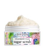 Strawberry Plum Sugar Scrub 8 Oz Rainbow Row Deep Steep Premium Beauty