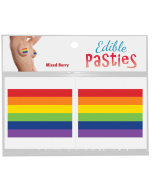 Rainbow Pride Pasties Edible Mixed Berry Flavor LGBTQ Party Kheper