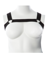 VooDoo Unisex Gender Fluid Mason Harness Black Body Hugging Design