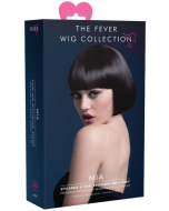 The Fever Mia Wig Styleable Heat Resistant Bob Cut Brown