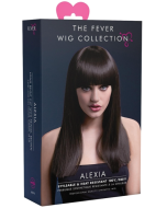 The Fever Alexia Wig Brown Long Blunt Cut