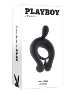 Evolved Playboy Pleasure Triple Play Cock Ring 9 Functions