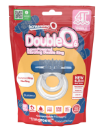 Screaming O 4T DoubleO 6 Vibrating Cock Ring 5 Speeds Blueberry Color