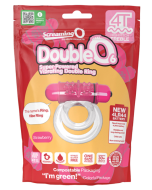 Screaming O 4T DoubleO 6 Vibrating Cock Ring 5 Speeds Strawberry
