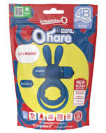 Screaming O 4B Ohare Blueberry Color Rabbit Cock Ring 5 Speeds