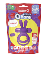 Screaming O 4B Ohare Grape Color Rabbit Cock Ring