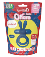 Screaming O 4T Ohare Rabbit Cock Ring 5 Speeds Blueberry Waterproof