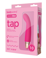 XGen Bodywand Mini Vibes Tap Pink Splashproof Silicone