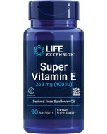Life Extension Whole Body Health Super Vitamin E 400 IU 90 Softgels bottle
