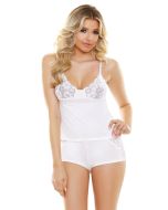 Ivy Cami Cutout Lace Shorts Set Sleep S165